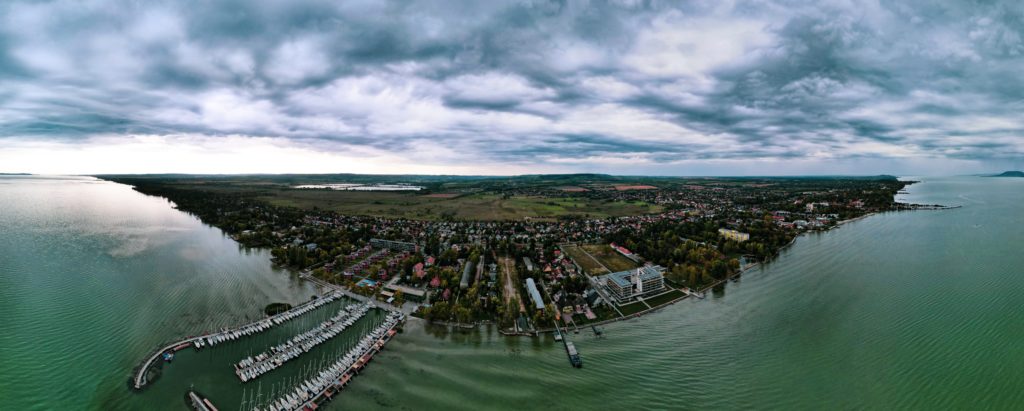 Balatonlelle eladó telek panorámakép